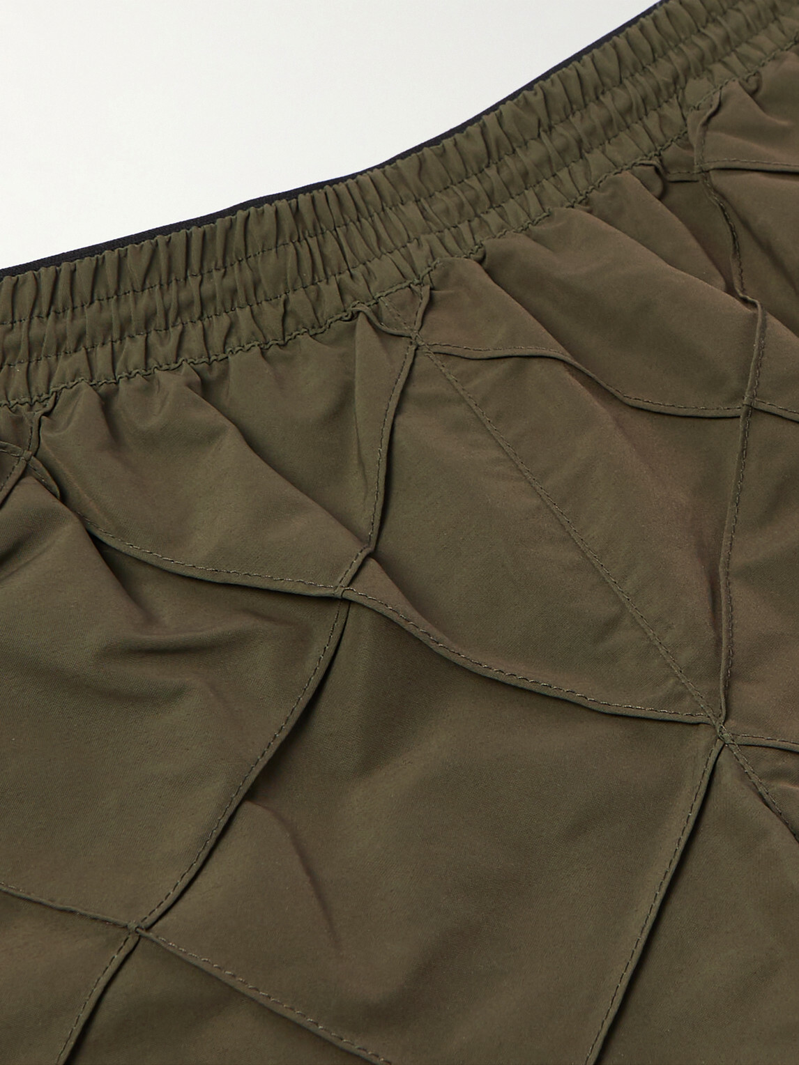 Bottega Veneta - Straight-Leg Short-Length Tech-Faille Swim Shorts - Green