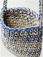 Nicholas Daley - Crocheted Jute-Blend Pouch