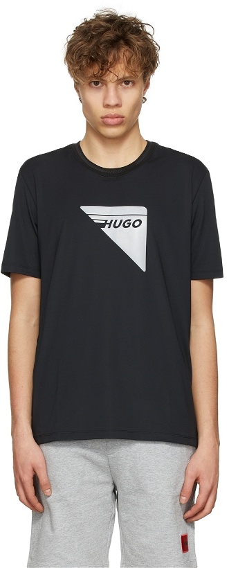 Photo: Hugo Black Polyester T-Shirt