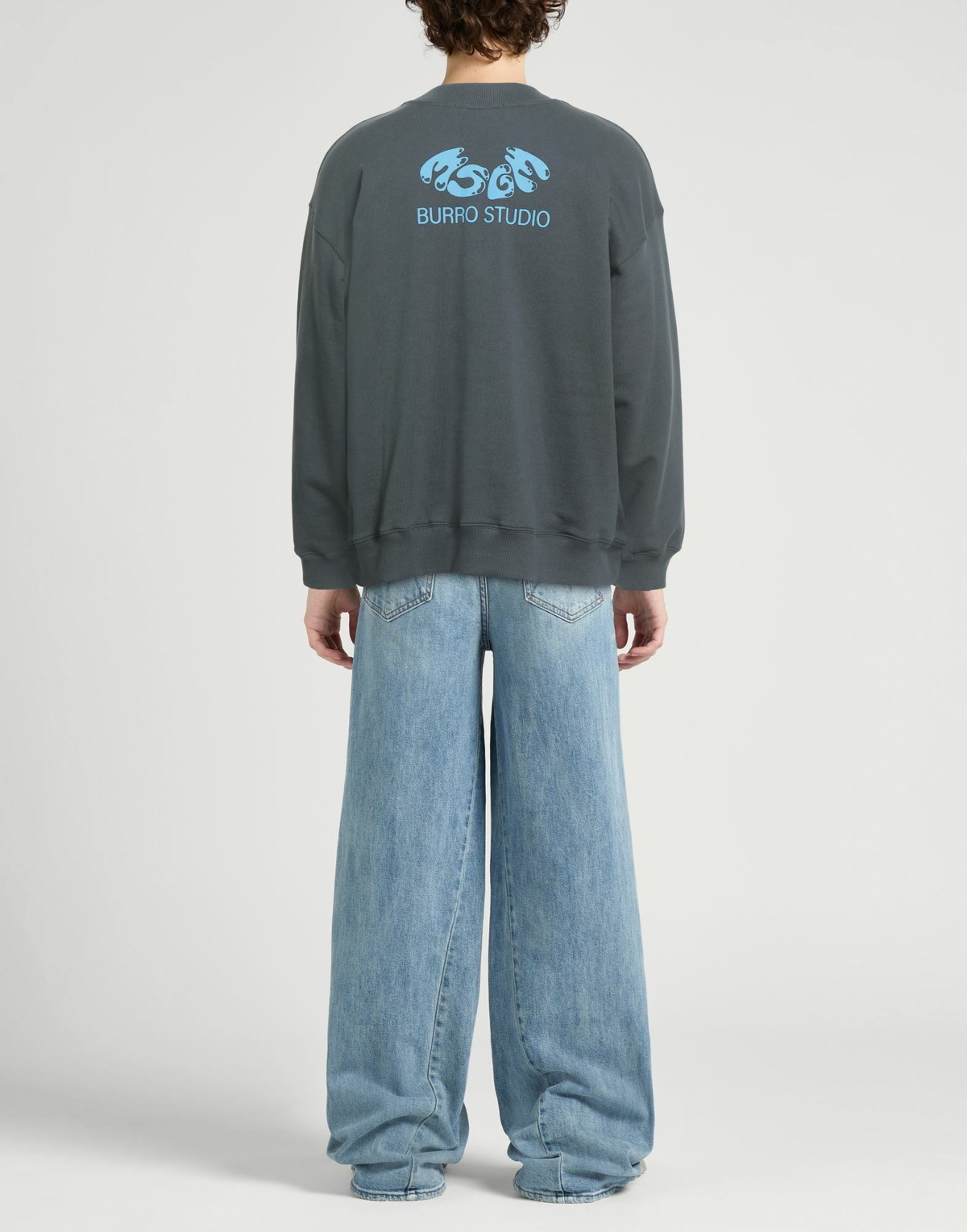 Msgm Mens Sweatshirt Charcoal