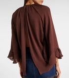 Johanna Ortiz Silk georgette blouse