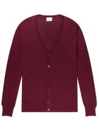 KINGSMAN - Cashmere Cardigan - Burgundy