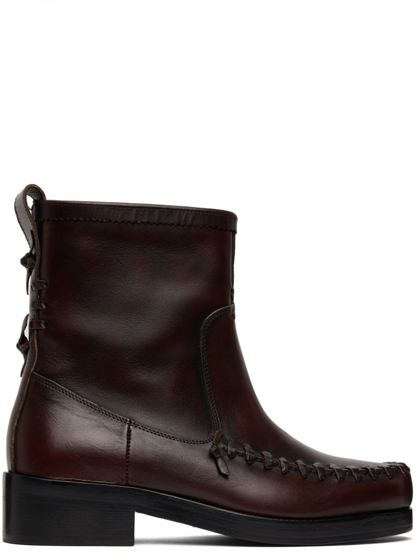 Stefan Cooke Red Ankle Chelsea Boots Stefan Cooke