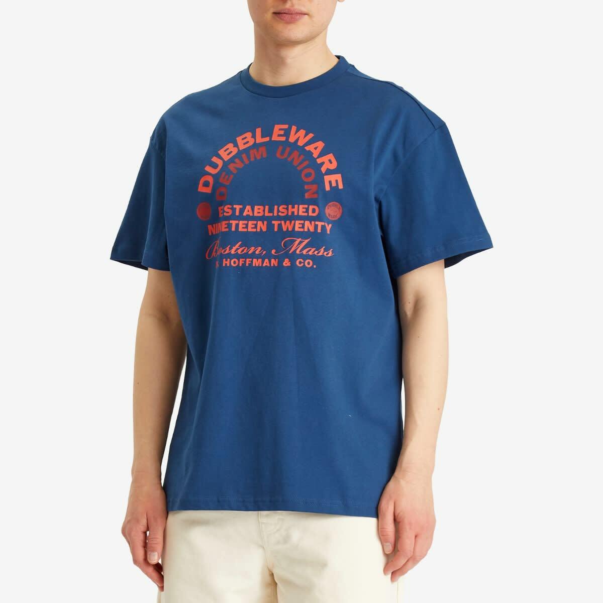 Dubbleware Men's Denim Union T-Shirt in Navy