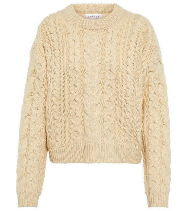 Photo: Velvet - Aria cable-knit sweater