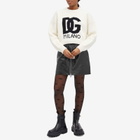 Dolce & Gabbana Women's All Over Logo Tights in Black