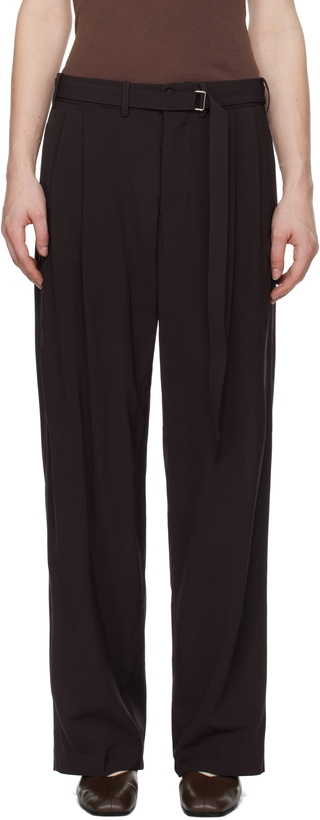 Photo: CO Brown Drop Waist Trousers