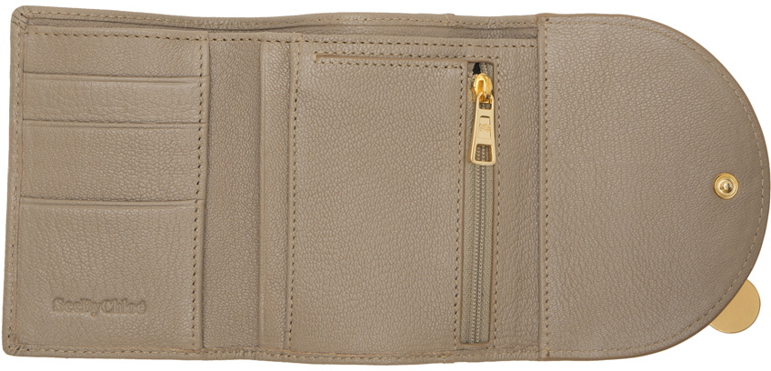 See by Chloé Gray Hana Compact Wallet