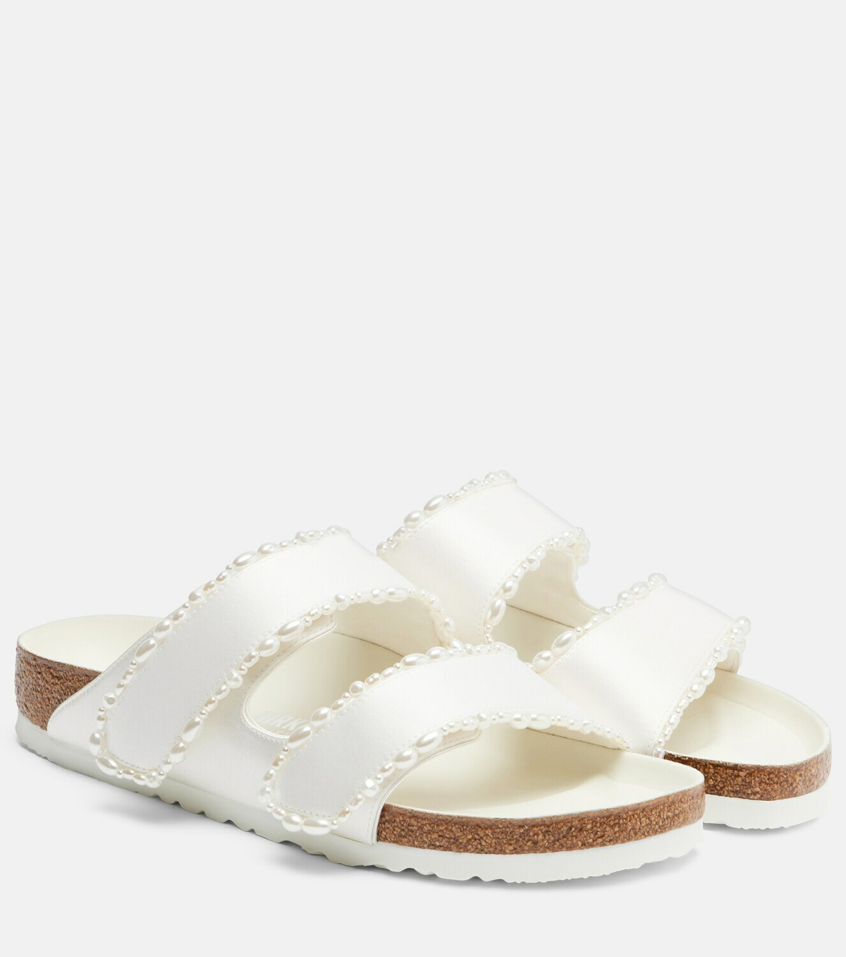 Birkenstock 1774 Arizona embellished satin sandals