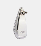 Alexander McQueen Crystal-embellished drop earrings