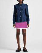 Maje Womens Mini skirt in Purple