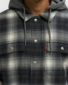 Levis FRANCISCO SHERPA FLANNEL Grey Mens Overshirt