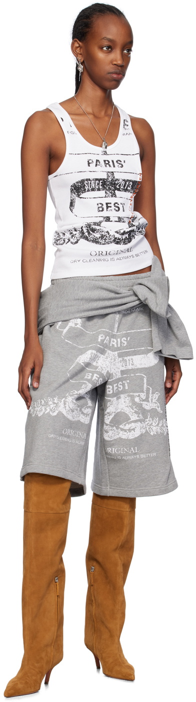 Y/Project White 'Paris' Best' Tank Top Y/Project