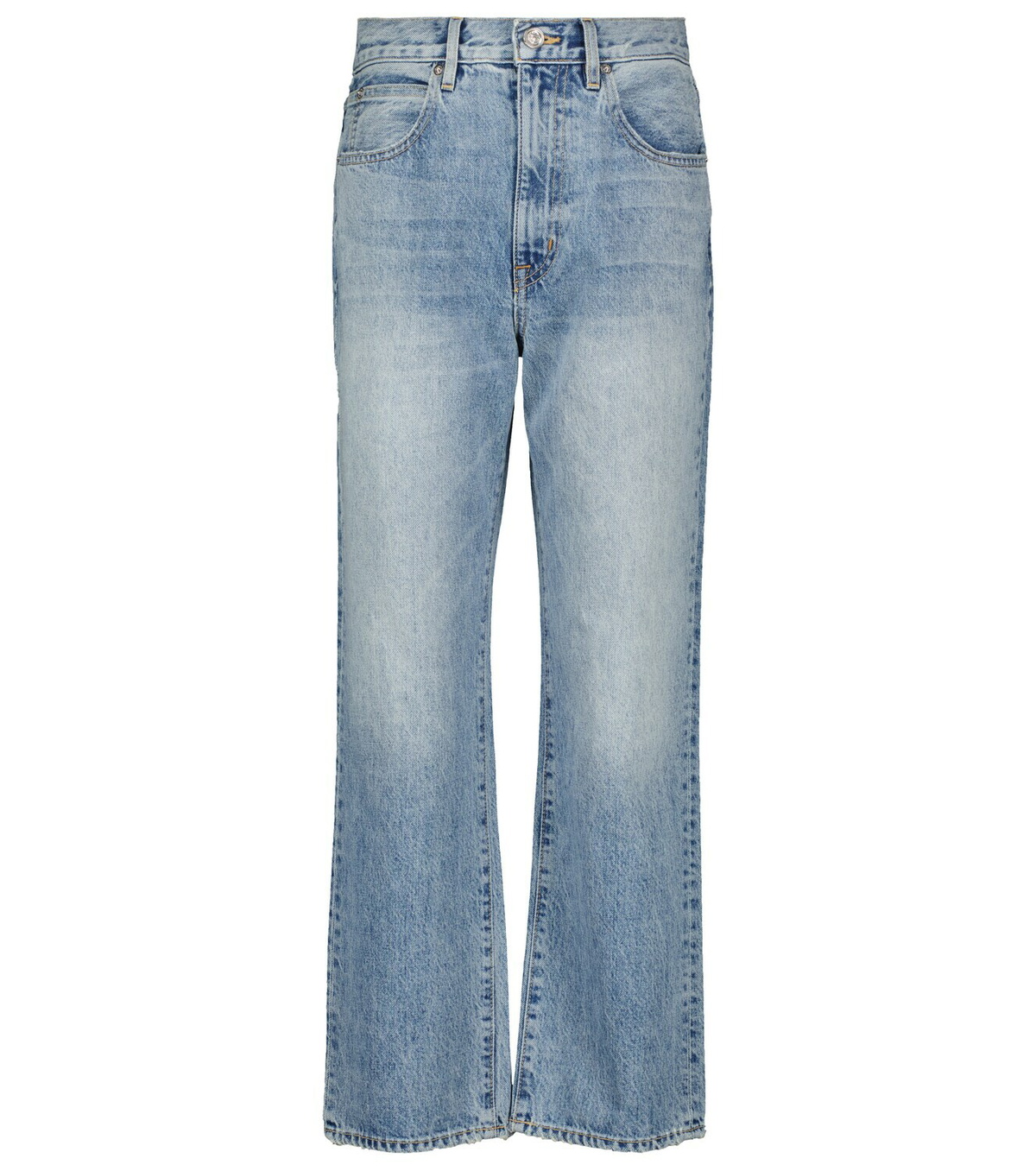 SLVRLAKE Blue Charlotte High-Rise Jeans SLVRLAKE