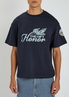 Honor The Gift Auto Club Cotton T-shirt Navy