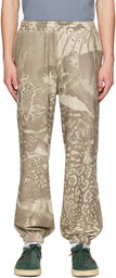 Dime Tan Graphic Lounge Pants