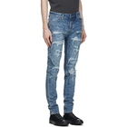 Ksubi Blue Van Winkle Runaway Ripped Jeans