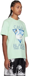 Casablanca Green 'Par Avion' T-Shirt