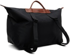 D'heygere Black Longchamp Edition Travel Tote