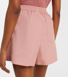 Varley Morales cotton poplin shorts