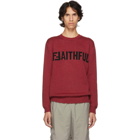 Fendi Red FFaithful Sweater