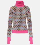 Jet Set Logo turtleneck sweater