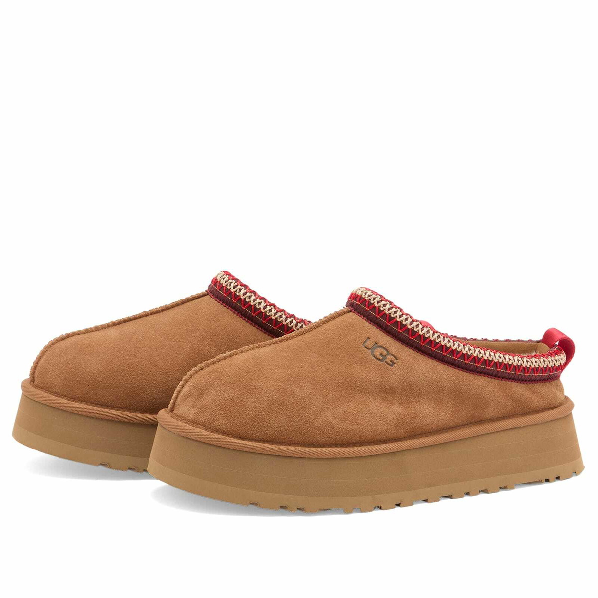 UGG Women's Tazz II Slip On Platform Shoe in Chestnut