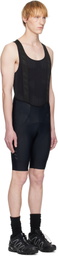 MAAP Black Team Bib Evo Cargo Shorts