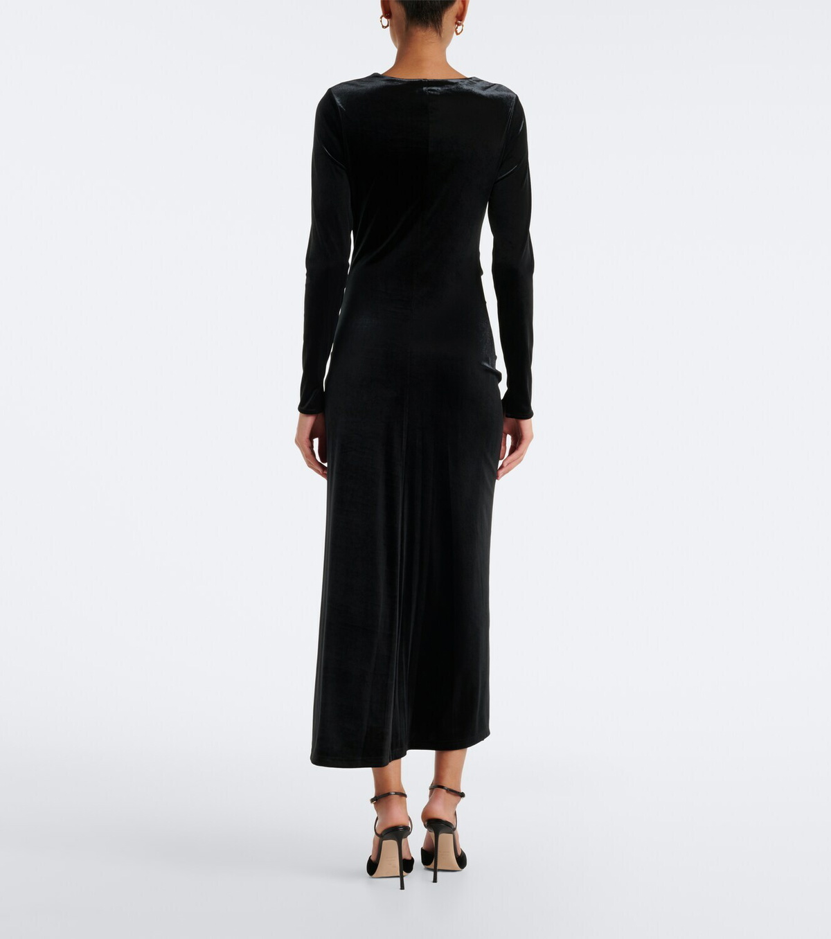Simkhai Ferrera gathered velvet midi dress