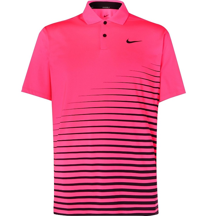 Photo: Nike Golf - Vapor Printed Dri-FIT Golf Polo Shirt - Pink