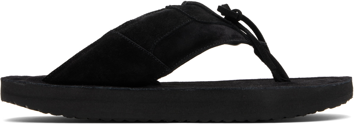 ABRA SSENSE Exclusive Black Platform Flip-Flops