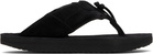 ABRA SSENSE Exclusive Black Platform Flip-Flops