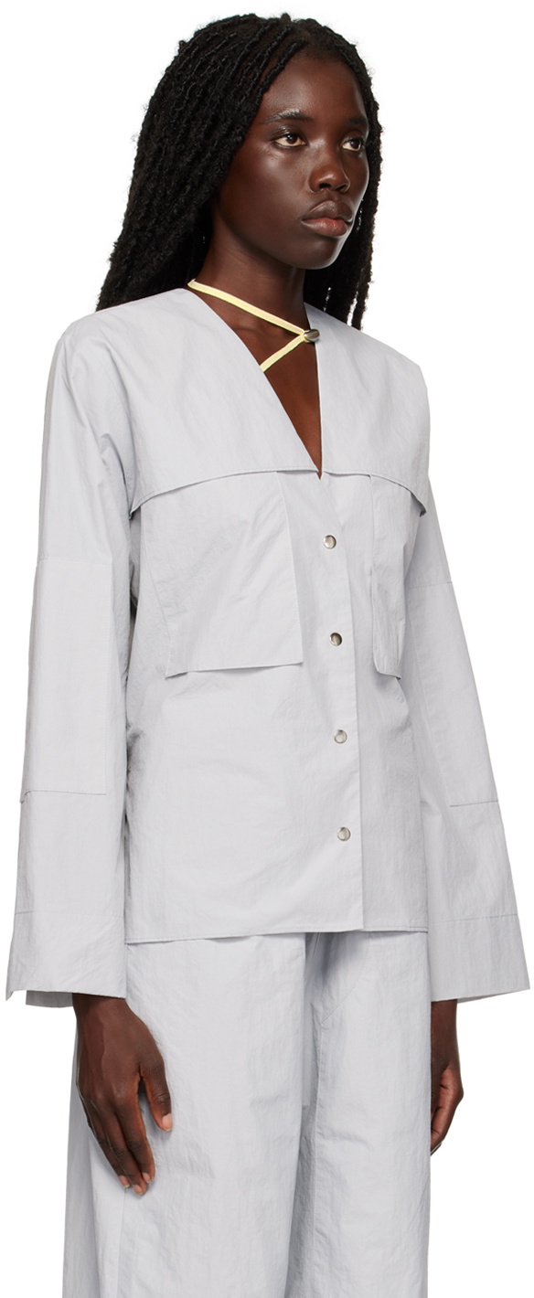 Paris Georgia Blue Field Jacket