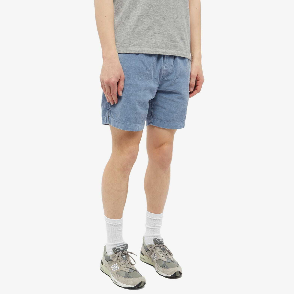 Save Khaki Men's Corduroy Easy Short in Air Force