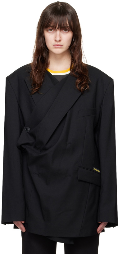 Photo: Martine Rose Black Wrap Blazer