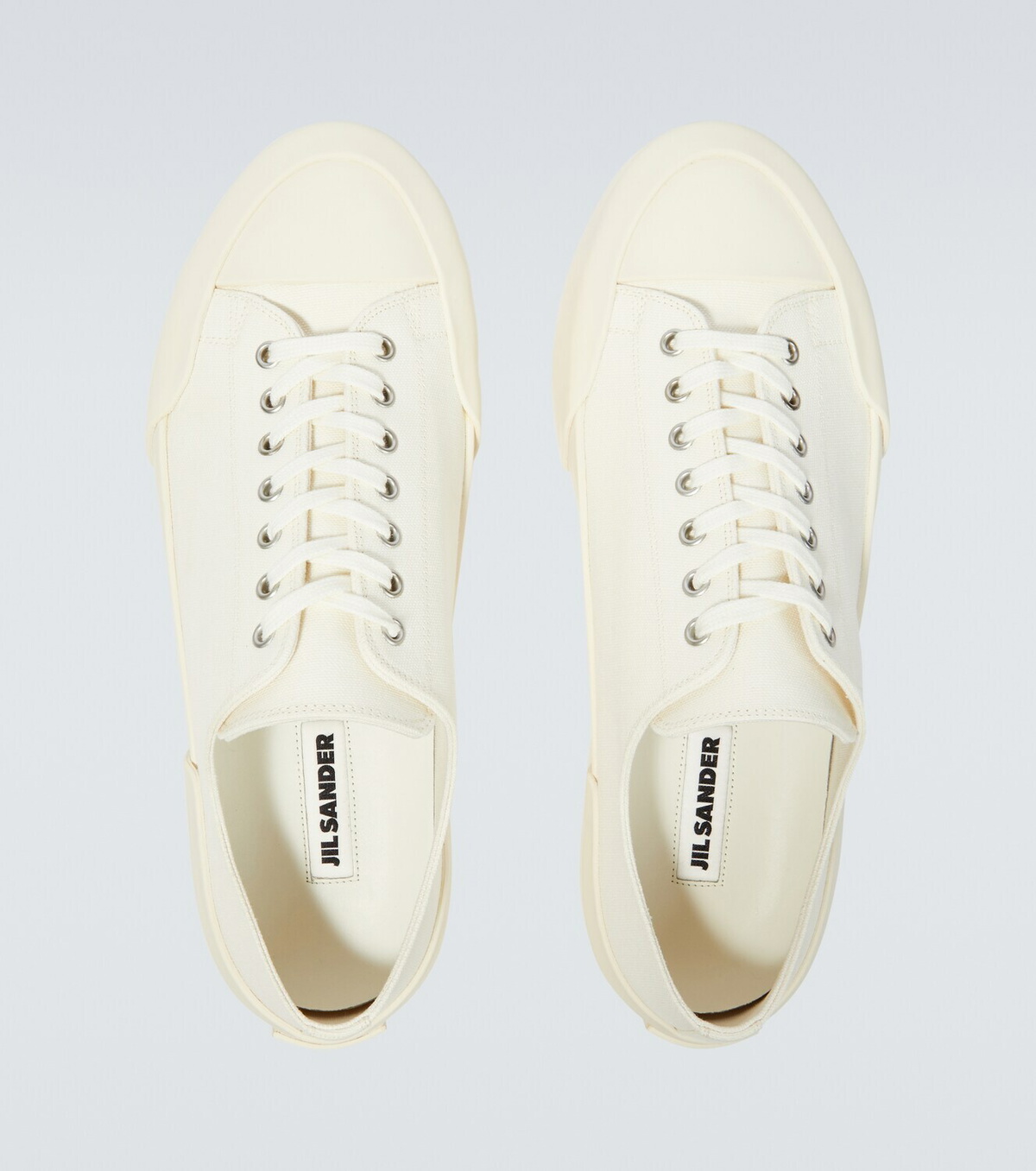 Jil Sander Cotton canvas sneakers