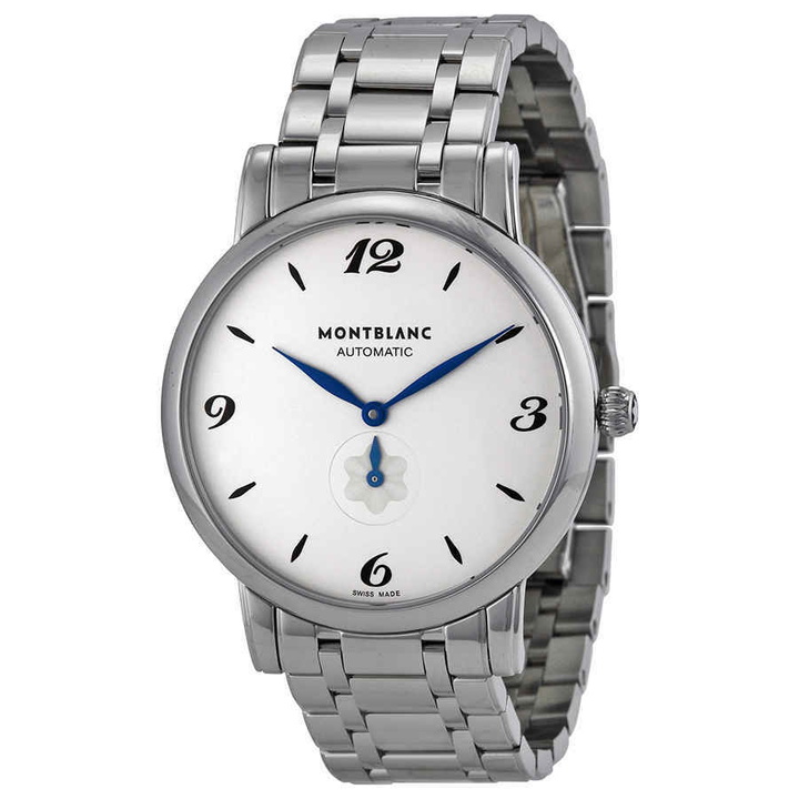 Photo: MontBlanc Star Classique Automatic White Silver Dial Unisex Watch 110589