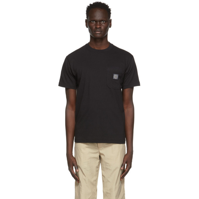 Photo: Stone Island Black Pocket T-Shirt