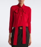Dolce&Gabbana Bow-detail virgin wool sweater