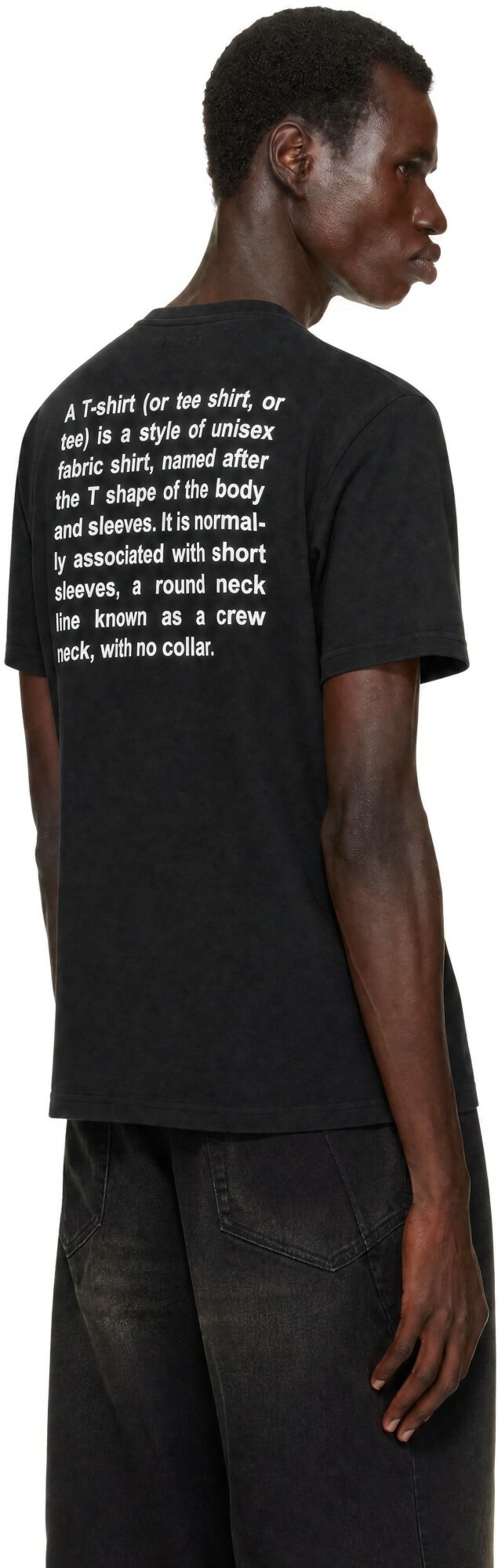 VETEMENTS Black Definition Oversized T-shirt