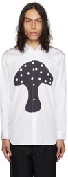 Comme des Garçons Shirt White Brett Westfall Edition Mushroom Shirt