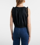 Dôen Traveler embroidered cotton top