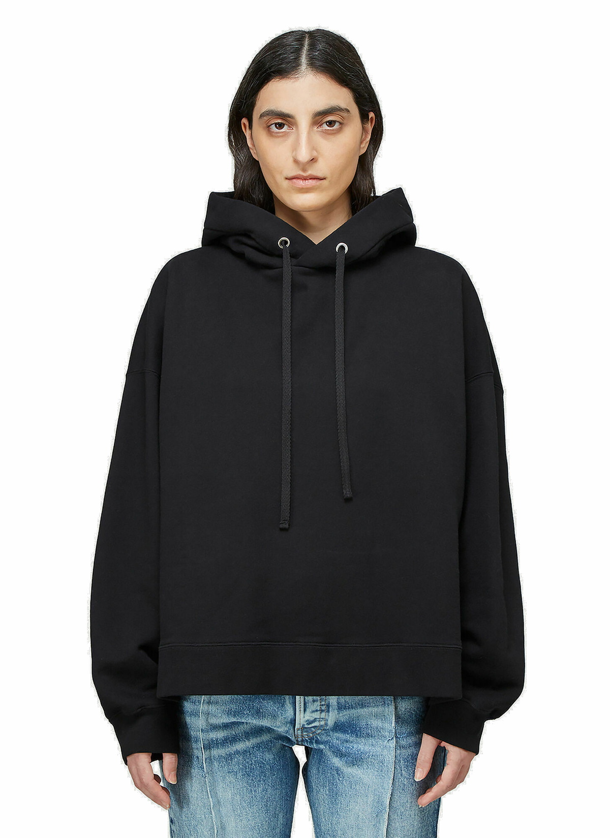 Graphic-Print Hooded Sweatshirt Maison Margiela