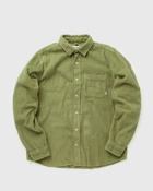 Edmmond Studios French Cord Shirt Green - Mens - Longsleeves