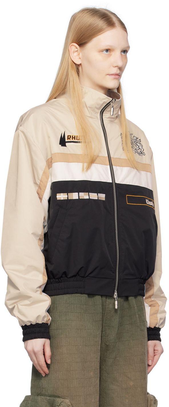 Rhude Black & Beige Sailing Jacket
