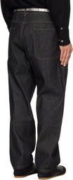 LEMAIRE Navy Twisted Workwear Jeans