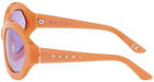 Marni Orange Cumulus Cloud Sunglasses