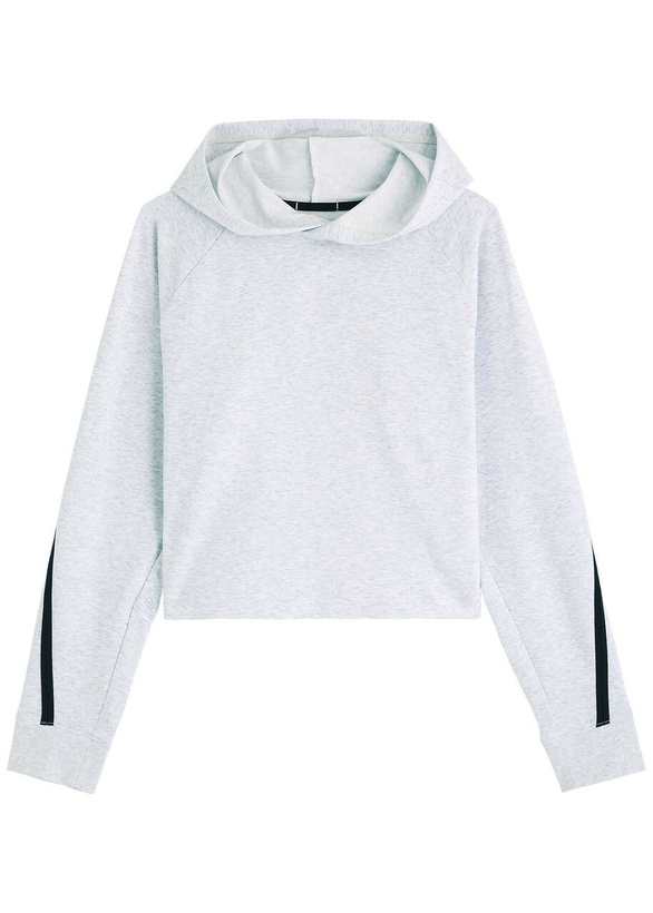 Photo: ON Studio Hooded Stretch-jersey Sweatshirt Light Grey