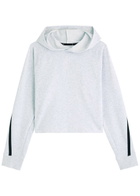 ON Studio Hooded Stretch-jersey Sweatshirt Light Grey