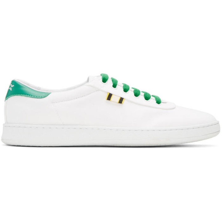 Photo: Aprix White and Green Canvas APR-003 Sneakers